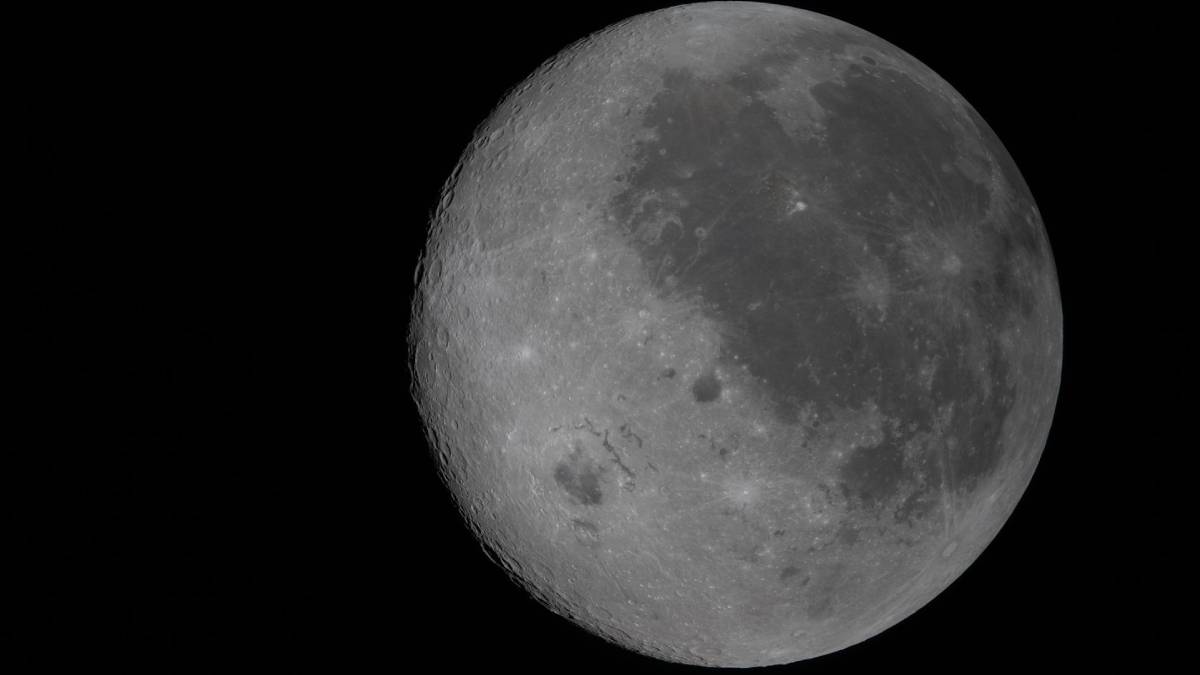 Lua vista do espaço durante missão da Artemis - Foto: Nasa