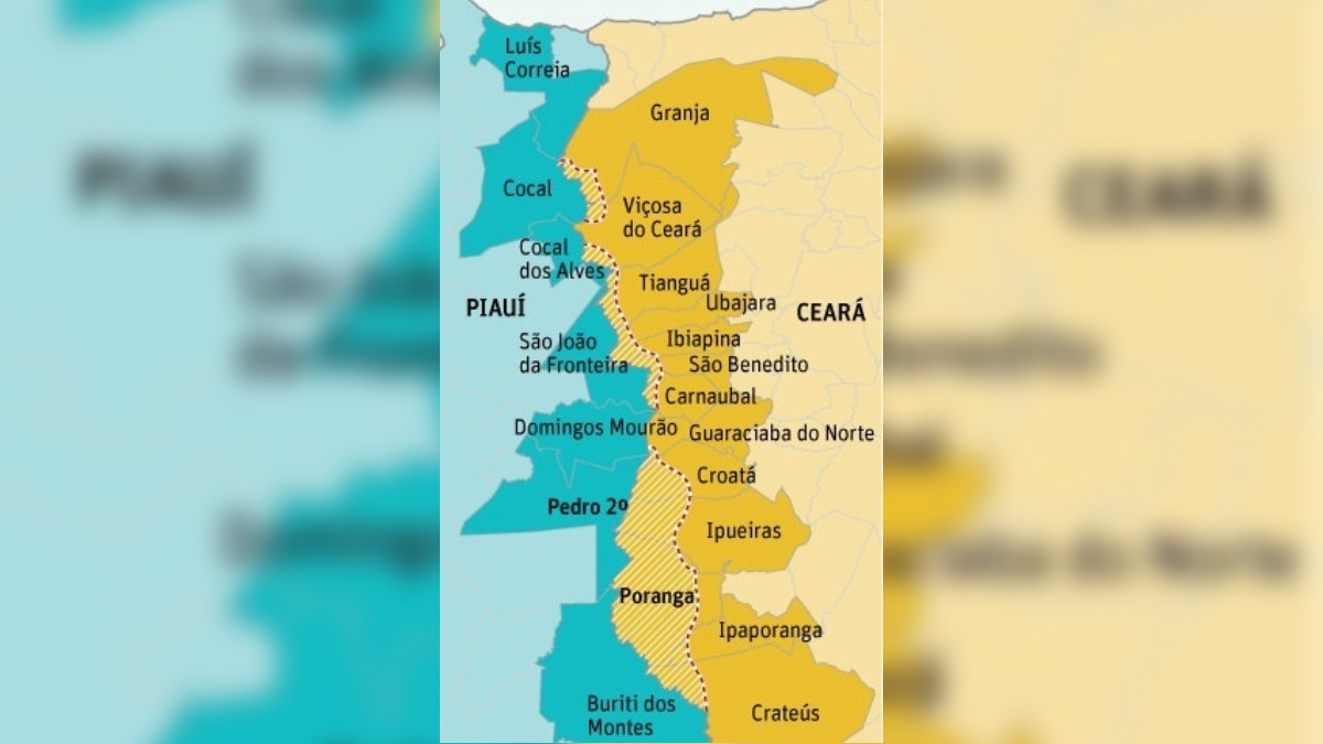 A disputa territorial entre o Ceará e o Piauí envolve uma área de mais de 2 mil quilômetros quadrados na região da Serra da Ibiapaba. (Wikimedia Commons)