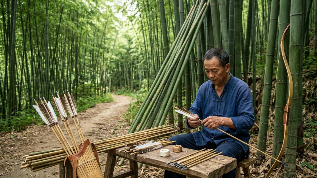 "Onde tem bambu, tem flecha": Um aviso de que onde há indícios, há perigo ou consequências. (Fotos: Reprodução IA)