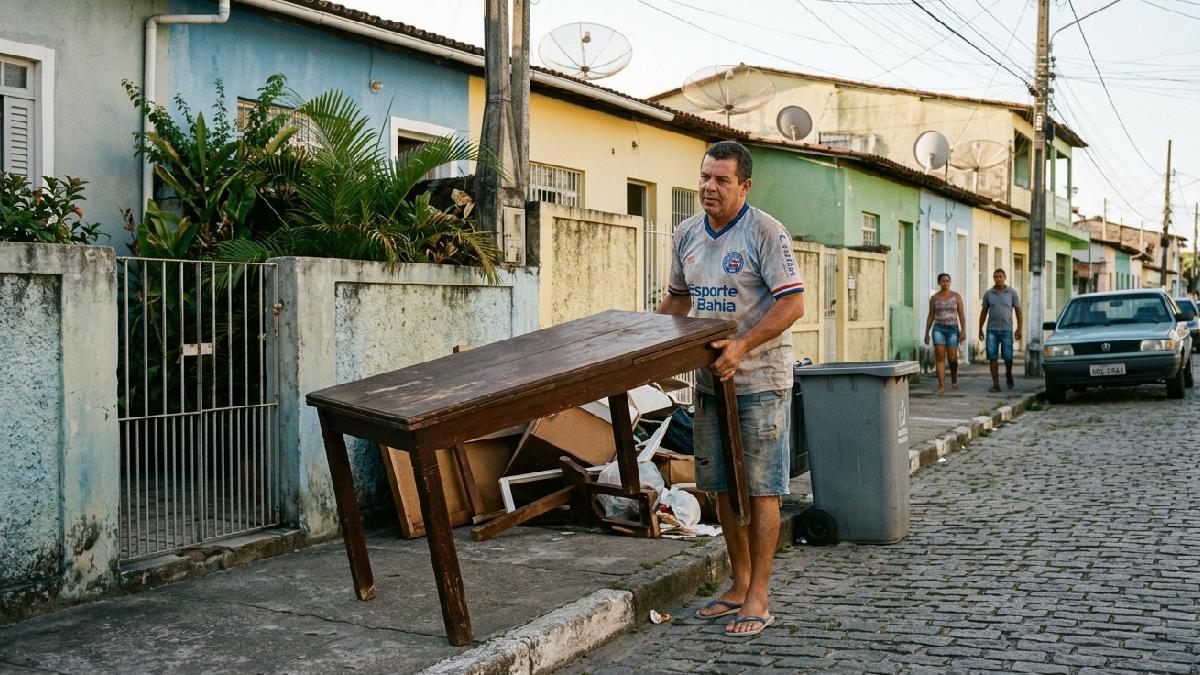 A mesa de jantar tradicional está perdendo espaço para ilhas de cozinha integradas e funcionais. Ilustração/Gazeta de S. Paulo