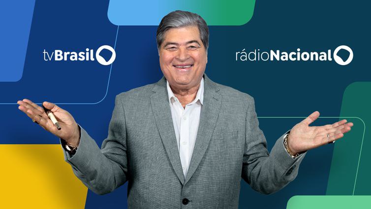José Luiz Datena estreou na EBC em fevereiro deste ano. Foto: Paulo Pinto/Agência Brasil