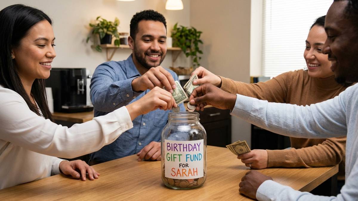 "Fazer uma vaquinha": Unir esforços financeiros para um objetivo comum.