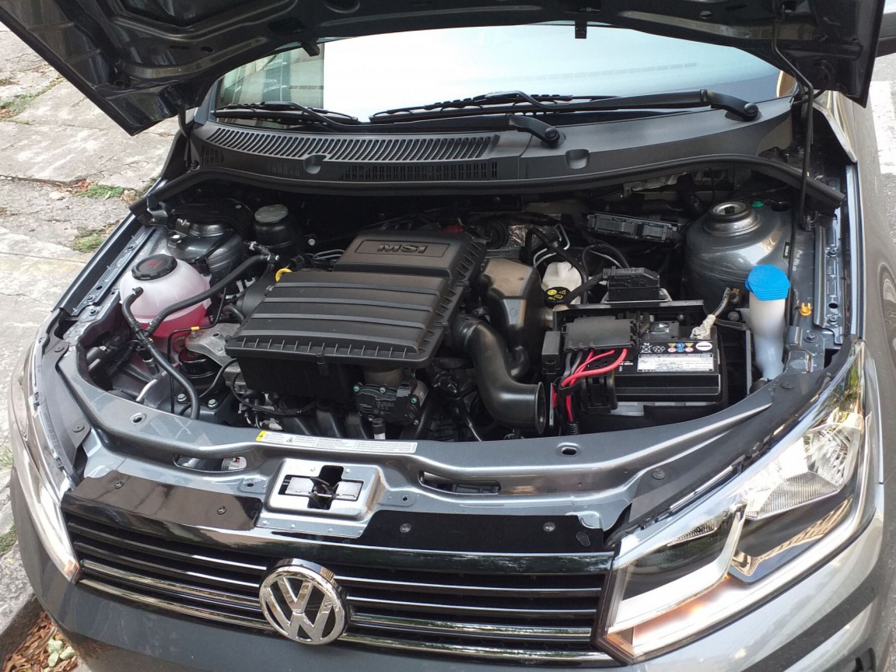 O motor do Gol é um 1.6 de quatro cilindros, com injeção multiponto sequencial e câmbio automático de seis marchas Macaque in the trees