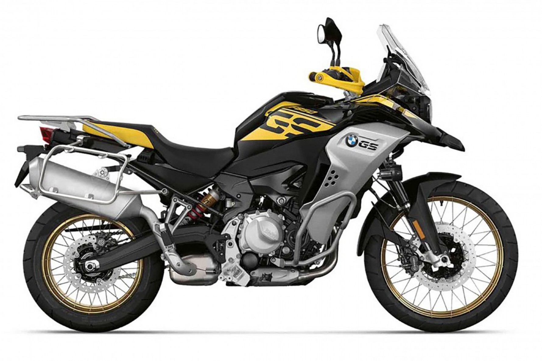 Nas F 850 GS e F 850 GS Adventure (foto) edição 40 Anos, a novidade é o MSR (Controle Dinâmico do Freio Motor) Macaque in the trees