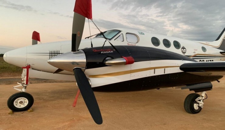 Aeronave no modelo KingAir também foi apreendida em fazenda durante operação Macaque in the trees