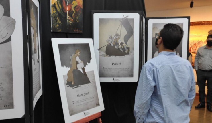 A exposição gratuita em Porto Feliz segue até o dia 30 deste mês Macaque in the trees
