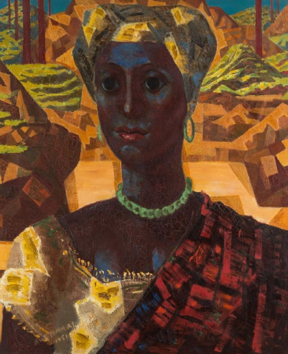 Mulher com Turbante - 1951, de Candido Portinari, é uma das obras que serão apresentadas pelo Museu Candido Portinari Macaque in the trees