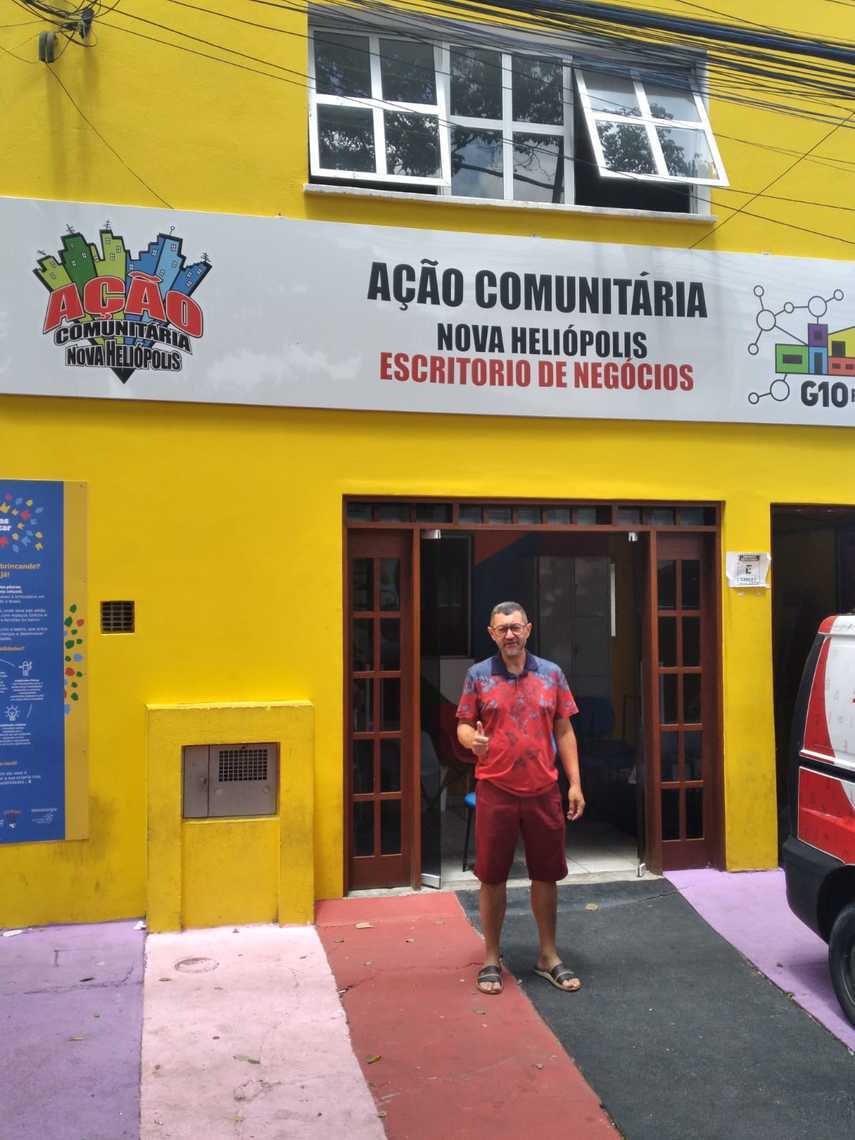 José Marcelo da Silva, presidente da Ação Comunitária Nova Heliópolis, foi um dos primeiros moradores da região Macaque in the trees
