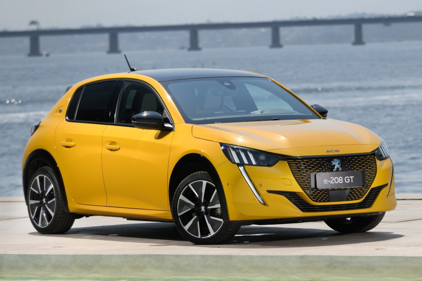 Peugeot 208 e-GT elétrico Macaque in the trees