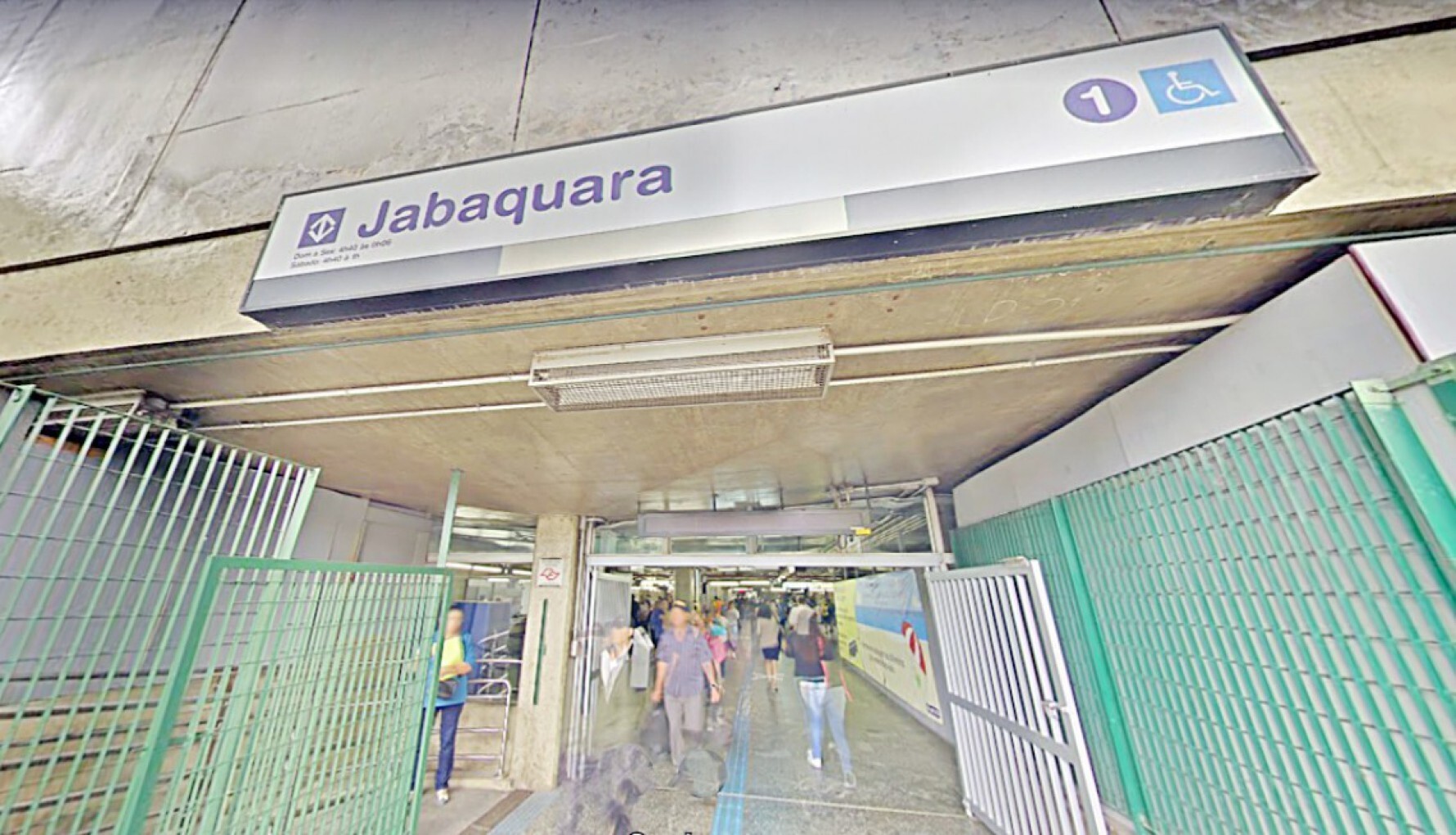 A estação Jabaquara do metrô foi inaugurada junto com outras seis estações em 14 de setembro de 1974 Macaque in the trees