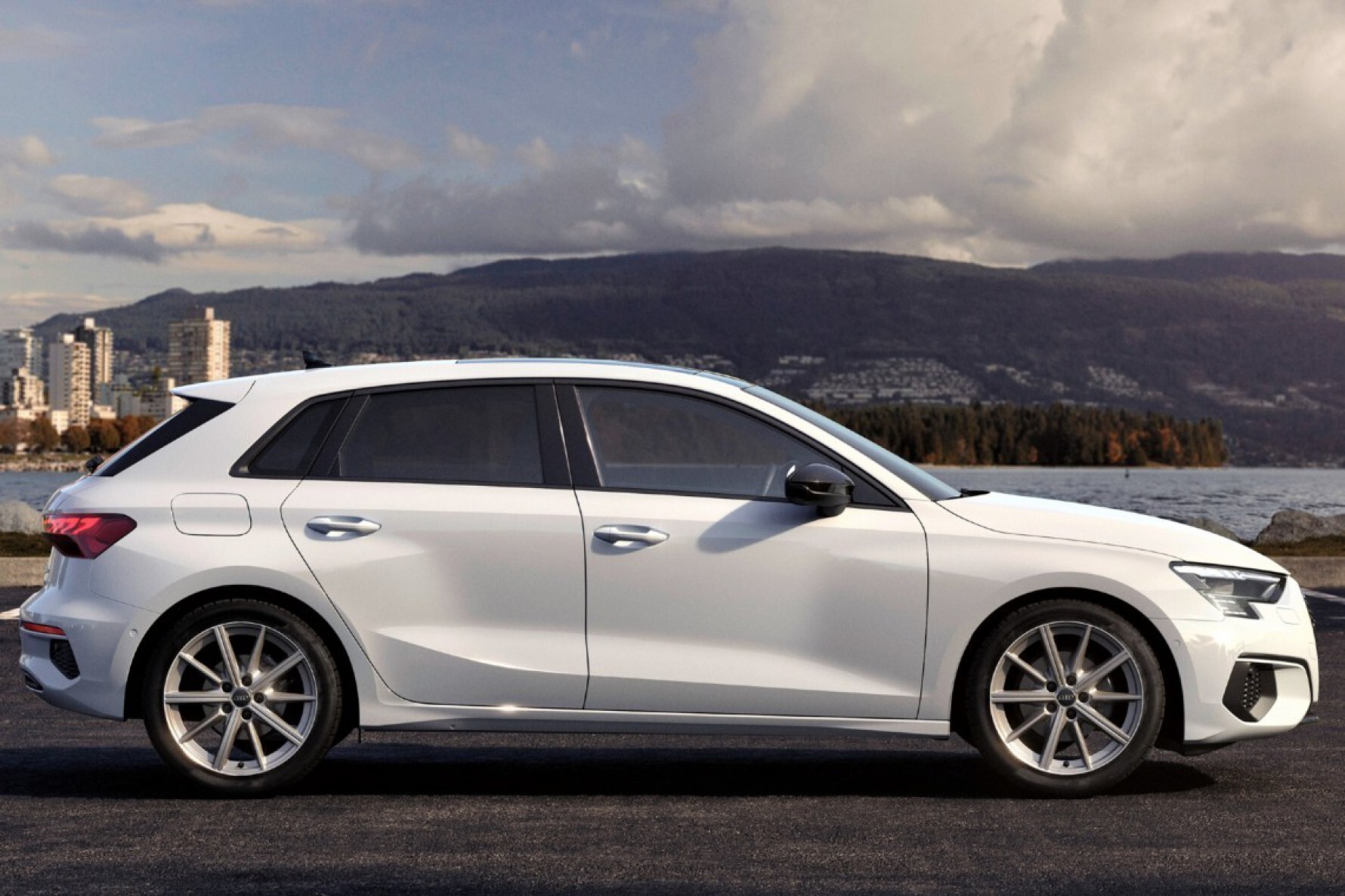 Com 4,34 metros de comprimento e 1,82 metros de largura, o A3 Sportback cresceu pouco mais de três centímetros nas duas dimensões em comparação com seu antecessor Macaque in the trees